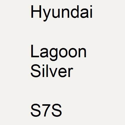 Hyundai, Lagoon Silver, S7S.